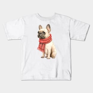 Winter dog Kids T-Shirt